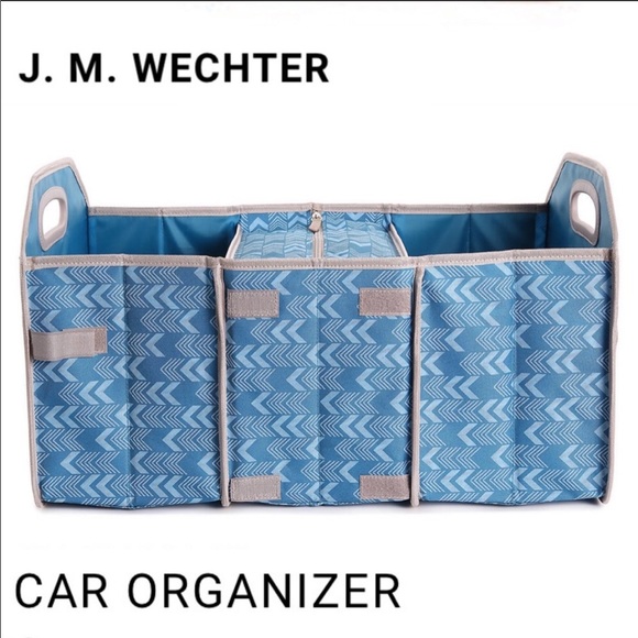 🆕🚙 Geometric Car Cooler Organizer Travel Tote BL - Picture 9 of 13